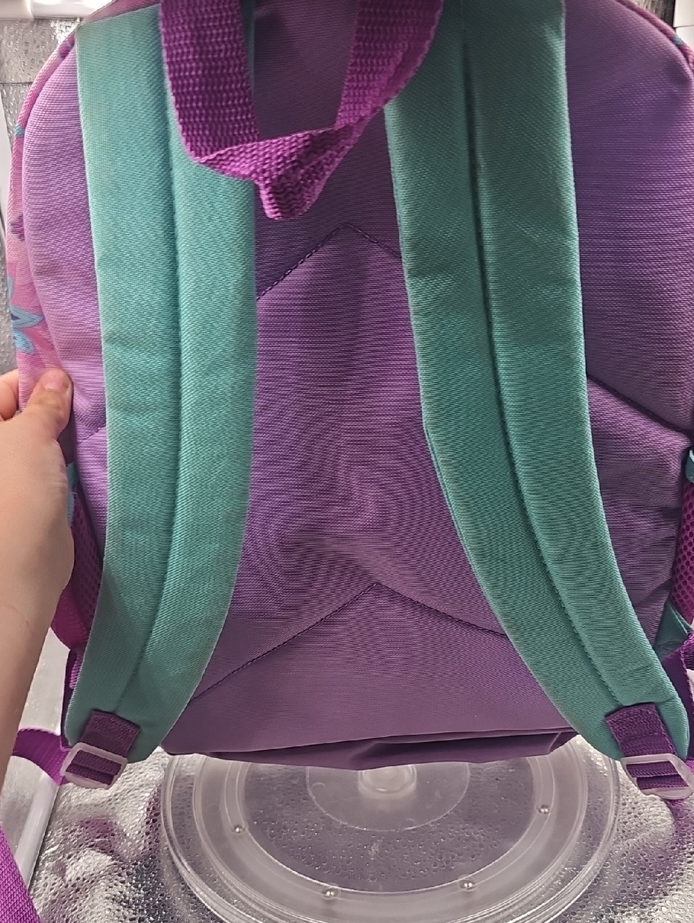 S Kids Blue And Purple Backpack. - Picture 3 of 5